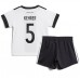 Günstige Deutschland Thilo Kehrer #5 Babykleidung Heim Fussballtrikot Kinder WM 2022 Kurzarm (+ kurze hosen)